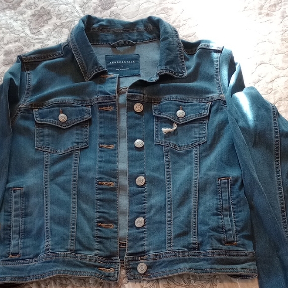 Aeropostale Classic Blue Denim Jacket - Picture 1 of 4